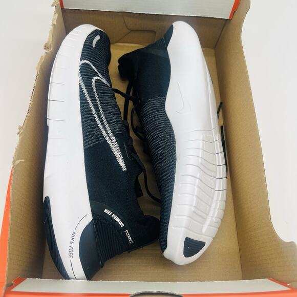 Nike Free RN NN Black White FB1276 002 Mens Size 11.5 NEW Running Shoes